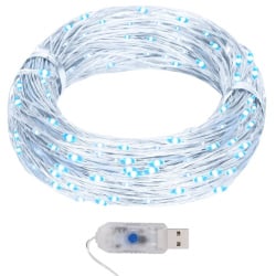 Sznur lampek, 40 m, 400 micro led, zimna biel, 8 funkcji Sznur lampek, 40 m, 400 micro led, zimna biel, 8 funkcji