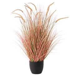 Sztuczna roślina BRISTLEGRASS 120 cm Pomarańczowy