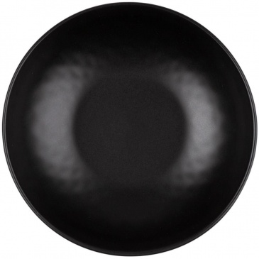 Talerz ceramiczny, SOHO CLASSIC, czarny, obiadowy, głęboki, na zupę, 20 cm