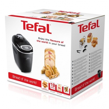 Tefal Wypiekacz do chleba 1600W Bread of the World recipe book