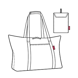 Torba mini maxi travelbag, baroque marble Torba mini maxi travelbag, baroque marble