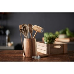 Trzepaczka 30 cm Stainless Steel/Acacia 31499