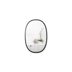 UMBRA lustro wiszące HUB OVAL 24x36 -czarne