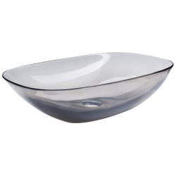 Umywalka nablatowa 54 x 36 cm czarna moengo