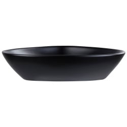 Umywalka nablatowa ceramiczna 60 x 39 cm czarna tirig