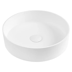 Umywalka nablatowa SALITRAL ⌀ 36 cm Biały Umywalka nablatowa SALITRAL ⌀ 36 cm Biały
