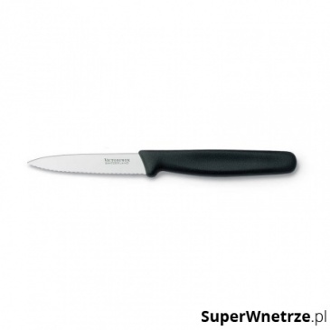 Nóż ząbkowany 18cm Victorinox czarny