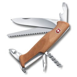 Victorinox - scyzoryk ranger 55 wood - drzewo orzechowe