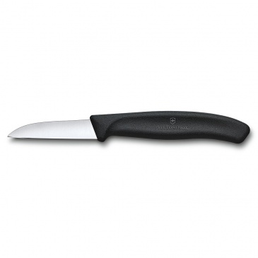 Victorinox - swiss classic - nóż do warzyw i owoców - gładkie ostrze - 6 cm - czarny