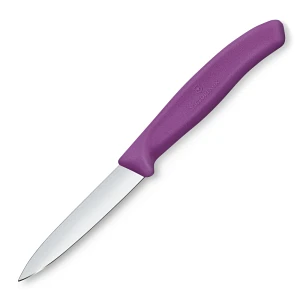 VICTORINOX - Swiss Classic - Nóż do warzyw i owoców - Gładkie ostrze - 8 cm - Fioletowy VICTORINOX - Swiss Classic - Nóż do warzyw i owoców - Gładkie ostrze - 8 cm - Fioletowy