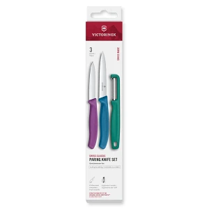 VICTORINOX - Swiss Classic - Zestaw noży do warzyw i owoców z obieraczką