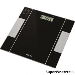 Waga łazienkowa 150kg Fitness Sencor czarna