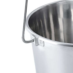 Wiadro stalowe nierdzewne do żywności 12 l Wiadro stalowe nierdzewne do żywności 12 l