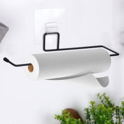 Wieszak na ręcznik papierowy metalowy czarny Wieszak na ręcznik papierowy metalowy czarny