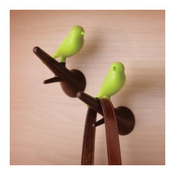 Wieszak Ptaki czarny/biały 10067-WH-BK Wieszak Ptaki czarny/biały 10067-WH-BK