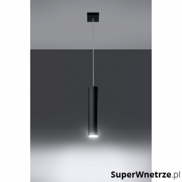 Lampa wisząca Sollux Lighting Lagos 1 czarna