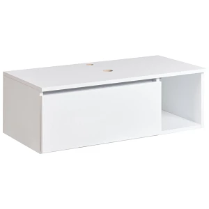 Wisząca szafka pod umywalkę RUPANCO 80 cm Biały