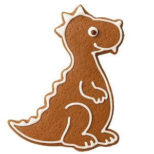 Wykrawacz do ciastek stalowy dinozaur 6,5 cm