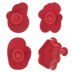 Wykrawacze do ciastek boże narodzenie 4 szt.