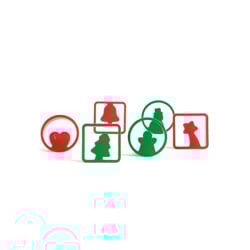 Wykrawarki do ciasteczek Pavoni Christmas