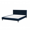Wymienne obicie do łóżka 160 x 200 cm niebieskie FITOU