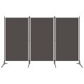 Parawan 3-panelowy, antracytowy, 260 x 180 cm