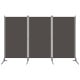Parawan 3-panelowy, antracytowy, 260 x 180 cm