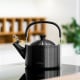 Czajnik na gaz czarny 1,5l z gwizdkiem Diamante matowy 