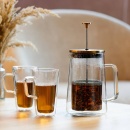 Zaparzacz do herbaty 1000 ml diva złoty mat  (5)
