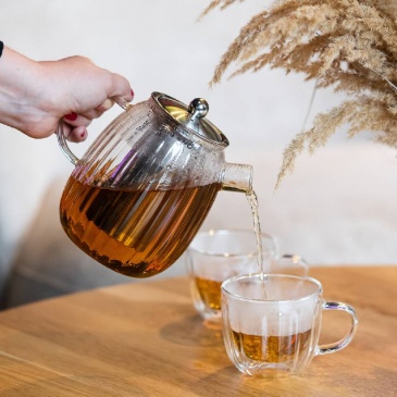 Zaparzacz do herbaty szklany dzbanek 1000 ml (5)