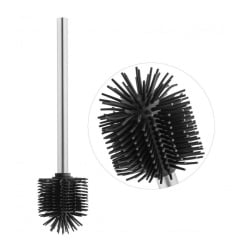 Zapasowa szczotka toaletowa do wc silikon czarna - Yoka