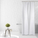 Zasłona prysznicowa biała 180x180 cm