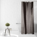 Zasłona prysznicowa szara 180x180 cm
