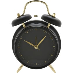 Zegar budzik draco czarny