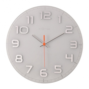 Zegar ścienny 30cm Nextime Classy biały