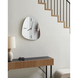 Zegar ścienny ALMANSA  45 cm Srebrny