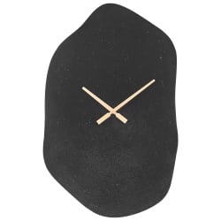 Zegar ścienny GANGES 50 cm Metal Czarny