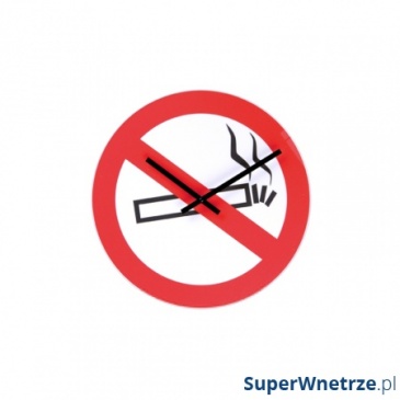 Zegar ścienny Nextime No smoking