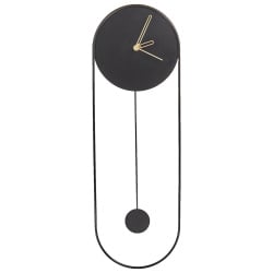 Zegar ścienny salvan 20 cm metal czarny