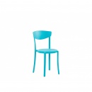 Zestaw 2 krzeseł do jadalni niebieski VIESTE