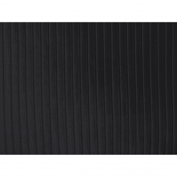 Zestaw 2 poduszek dekoracyjnych prążkowane 45 x 45 cm czarny GUDARI
