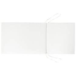 Zestaw 2 poduszek siedziskowych/oparciowych JAVA/AMANTEA PREMIUM 50 x 71 cm Złamana biel