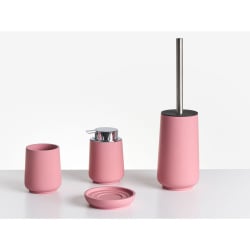 Zestaw akcesoriów łazienkowych 4 elementy SUCHES Różowy Zestaw akcesoriów łazienkowych 4 elementy SUCHES Różowy