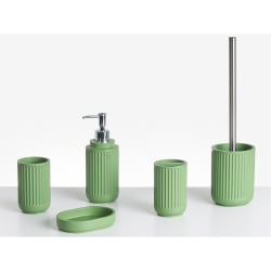 Zestaw akcesoriów łazienkowych 5 elementów HUARMEY Zielony Zestaw akcesoriów łazienkowych 5 elementów HUARMEY Zielony