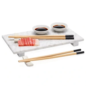 Zestaw do sushi marmurowy 9 el. Zestaw do sushi marmurowy 9 el.