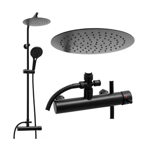 Zestaw natrysk bateria prysznicowa z deszczownicą 25 cm - yoka Zestaw natrysk bateria prysznicowa z deszczownicą 25 cm - yoka