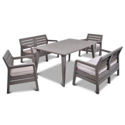 Zestaw obiadowy Delima : Kolor - cappuccino/piasek