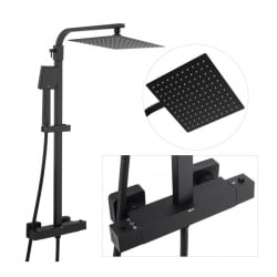 Zestaw prysznicowy termostat bateria deszczownica - yoka Zestaw prysznicowy termostat bateria deszczownica - yoka