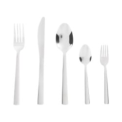 Zestaw sztućców 60 elementów PENNE Srebrny