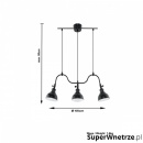 Lampa wisząca Sollux Lighting Mare3 czarna